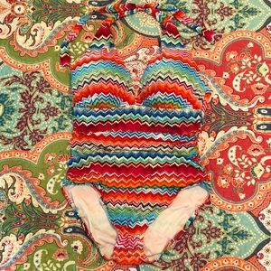 🏳️‍🌈La Blanca Shoreline Goddess Halter Swimsuit